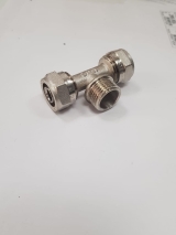 Тройник-обжим 16х1/2х16 НР