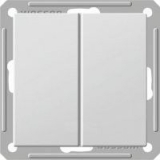 Выключатель СУ под рамку 2кл белый W59f Systeme Electric
