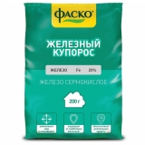 Средство (фунгицид) от болезней раст. (парши, гнили, мучнистой росы) Железный купорос 200г (Весна)