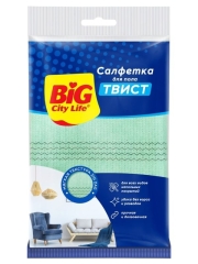 Салфетка для пола BIG CITY LIFE "Твист" вискоза (уп. 1 шт)*