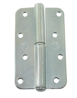 Петля накладная ПН1 длина 110мм, оцинкованая, левая