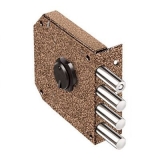 Замок накладной Эльбор 1.05.51.5.5 Базальт (цв. антик медь)