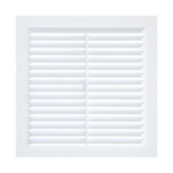 Решетка вентиляционная неразъемная с моск сеткой 110х220 мм белая*