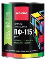 Эмаль алкидная ПФ-115 MӦKKE проф белый (0,8 кг) (1кор 14шт)