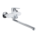 Смеситель GOTA ROCIO д/ванны 094763-GOTA Catalonia белый S-излив, хром L-300***