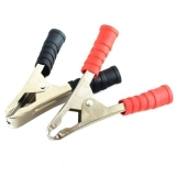 Зажим крокодил  5А 55 мм (в уп. 2 шт. кр+черн) 