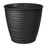 Горшок Saffron 5,4л чёрный с поддоном