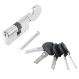 Цилиндровый механизм АЛЛЮР HD FG 60-5K CP хром перф. кл./верт.