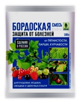 Средство (Фунгицид) от пятнистости, парши, курчавости Бордоская смесь, 100г Грин Бэлт (Весна-Лето) 