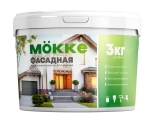 Краска акриловая фасадная MӦKKE (3кг) (1кор 6шт)