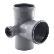 Крестовина ПП 110х110х50 (87°) 2-х пл.ПРАВАЯ ( цвет: серый)