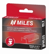Скобы тип 53, 14 мм, 1000 шт. (Miles) (уп.)