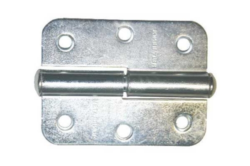 Петля накладная ПН1 длина 85мм, оцинкованая, левая (1уп-5 шт)