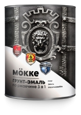 Грунт-эмаль 3в1 алкидно-уретановая MӦKKE белый (0,9 кг) (1кор 14шт)
