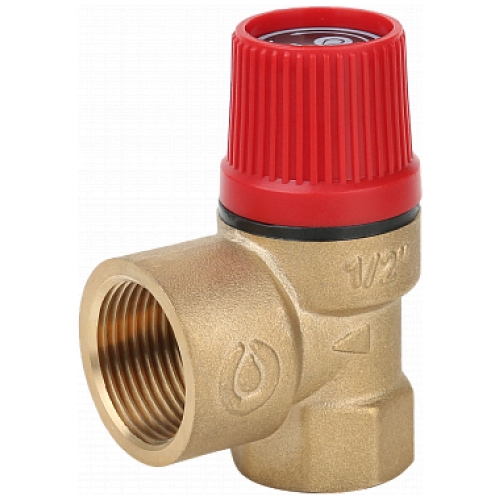 Клапан предохранительный 1/2" ВР-ВР 3,0 бара