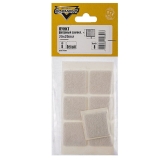 Пункт фетровый самоклеющийся 25*25  (белый 8 шт)