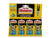 Клей Супер Момент гель на блистер-карте 3 гр