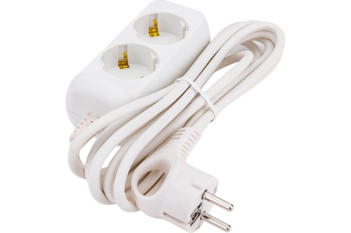 Удлинитель ЭРА 2 роз. 3 м. с/з ПВС 3х0,75, 10А/2200Вт