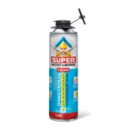 Очиститель пены SUPER МОНТАЖНИК 650 мл (1кор 12шт)