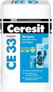 Затирка Церезит для швов СЕ33 белый №01 (2кг)