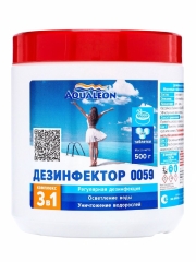 Хлор медленный стабилизированный Aqualeon комплексный таб. 20 г 0.5 кг
