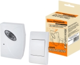 Звонок беспроводной аналог. 80м,32 мелодии, 2xAA/23А с кнопкой