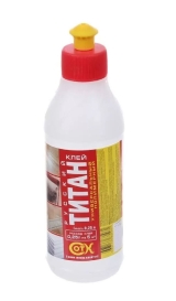 Клей РУССКИЙ ТИТАН универсальный полимерный 0,25кг (1кор 35шт)