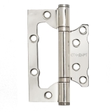 Петля накладная ПНУ без врезки длина 100мм (2,5 мм) хром