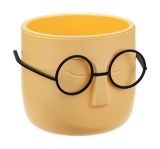 Кашпо СТИВ 0,65л D115мм со вставкой Банановый