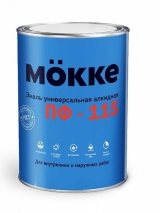 Эмаль алкидная ПФ-115 MӦKKE голубой (0,8 кг) (1кор 14шт)