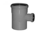 Тройник 110х50мм 90* для внутренней канализации (цвет: серый)