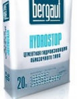 Гидроизоляция Бергауф Hydrostop цементная (20кг) (1п 64шт)
