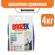 Шпатлевка Брозэкс WR 75 Финиш цемент (4 кг)