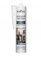 Клей-монтажный ЕCOLUX универсальный 290 мл (1кор 20шт)