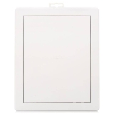 Люк-дверца ревизионный пластиковый нажимной 218х218 мм с фланцем 196х196 мм, 2020ЛП