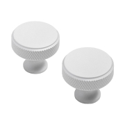 Ручка-кнопка мебельная StahlBuro AP2704 (2шт) W (мат. белый хром) 