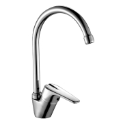 Смеситель Rossinka д/кухни D40-23 поворот излив, хром L-180