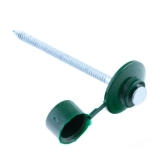 Гвозди для ондулина оц. 80мм  с пл. шляпкой (уп. 20 шт) зеленый*