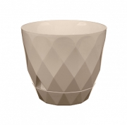 Горшок Laurel 1,3л D145мм Бежевый с поддоном