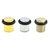 Ограничитель дверной малый с резиновой вставкой  M71B, старая бронза/медь