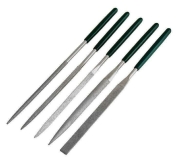 Набор алмазных надфилей 5 предметов 3x140х50мм, рукоятки ПВХ