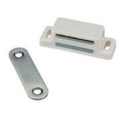 Магнитная Защелка мебельная 40х10 (белый)