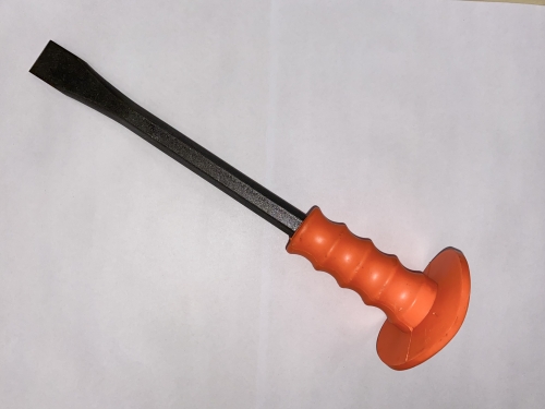 Зубило с резиновым протектором 300мм