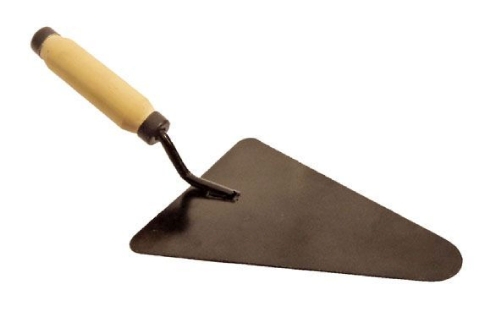 Кельма бетонщика с деревянной ручкой