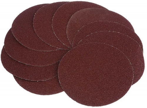 Круг абразивный на ворсовой основе под липучку 125мм Р120 (10шт)