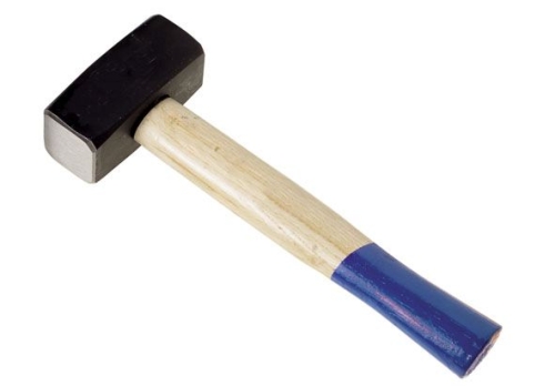 Кувалда кованая деревянная рукоятка вес 2000г длина рукоятки 250мм (Hardax)