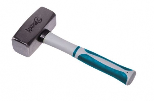 Кувалда кованая фиберглассовая рукоятка вес 1000г длина рукоятки 220мм (Hardax)