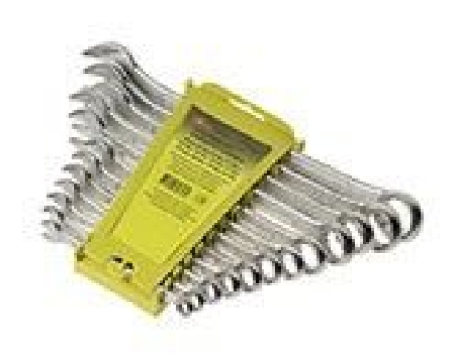 Набор ключей гаечных комбинированных 8 предметов: 8, 10, 11, 12, 13, 14, 17, 19мм углерод. сталь