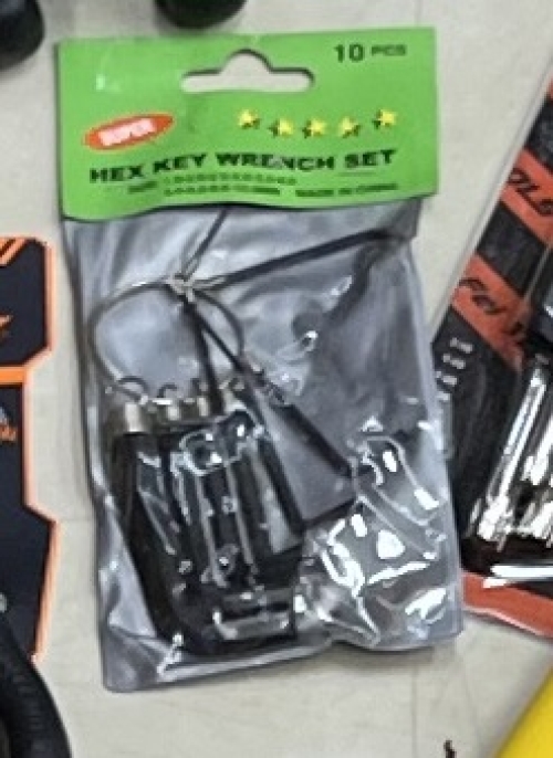 Набор ключей имбусовых 6 граней/HEX 10 предметов