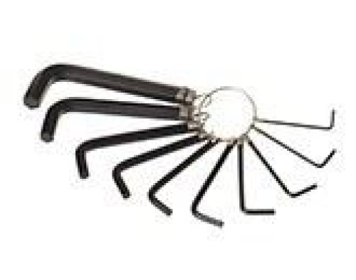 Набор ключей имбусовых 6 граней/HEX 10 предметов